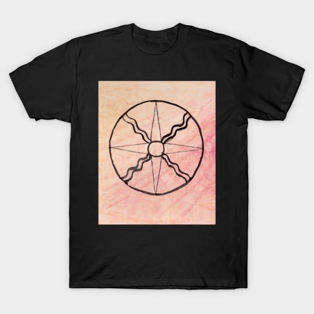 Shamash Sun T-Shirt by lindaursin